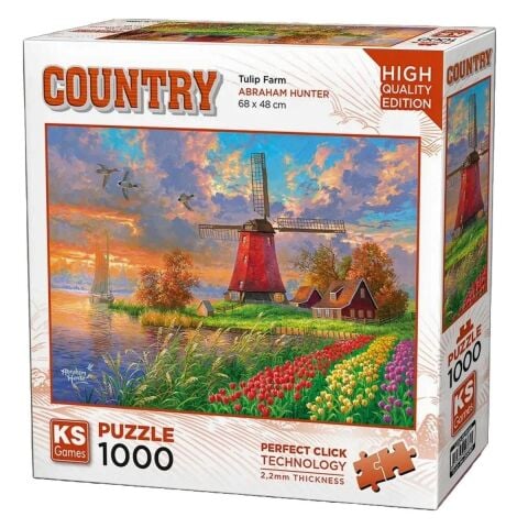 Ks Games 20787 Puzzle 1000 Tulip Farm