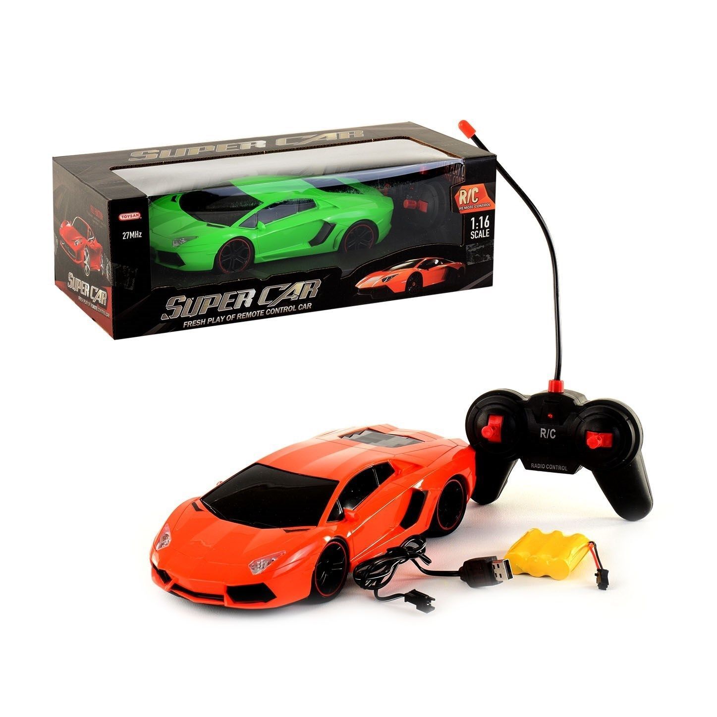 Toysan Araba Toy-03 1:16 Super Car Lam *30