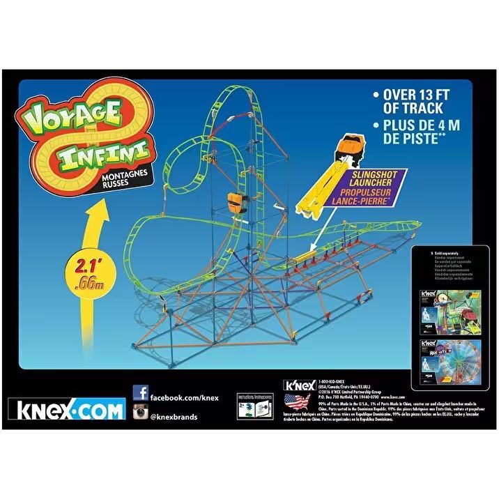 Neco Knx-15407 K'Nex Infinite Journey Roller Coaster Set