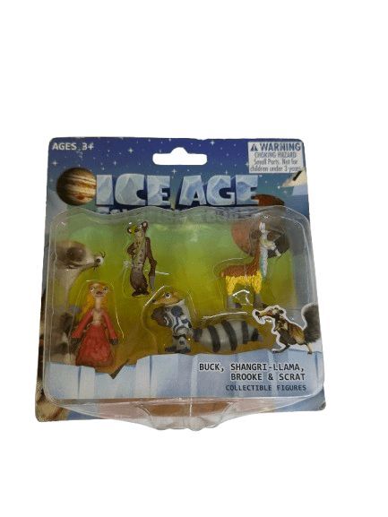Neco  Ice-75934 Ice Age Film 4'Lü Pvc Figür Set 2 Asst.
