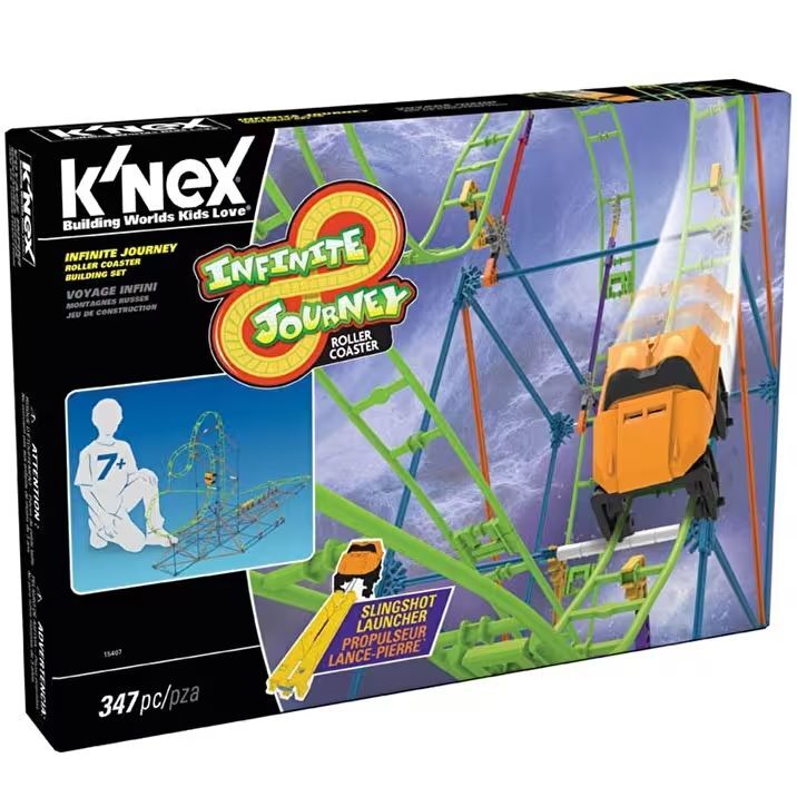 Neco  Knx-15407  K'Nex Infinite Journey Roller Coaster Set