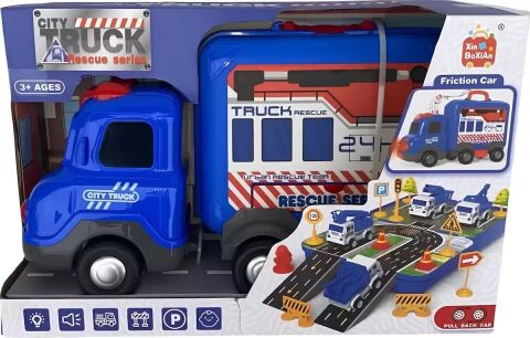 Canem 0947 Sürt. Müz.Işıklı Polis Arabalı Set 6