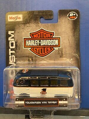 Neco  May-15380  Maisto 1:64 Harley-Davidson Custom Cars Asorti