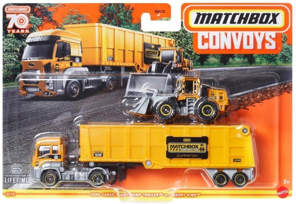 Mattel Gbk70 Matchbox Konvoy Araçlar Serisi