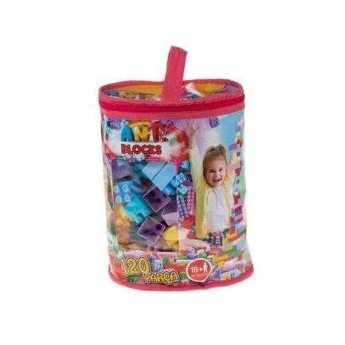 Asya Ant122 Çantalı Blocks Pastel 120 Prç. *18