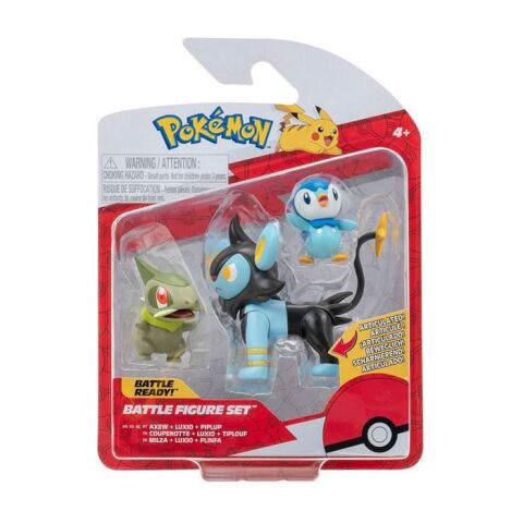 Neco  Pok-95155-R  Pokemon Battle 3'Lü Figür Seti Seri 16 Asorti