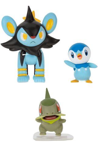 Neco  Pok-95155-R  Pokemon Battle 3'Lü Figür Seti Seri 16 Asorti