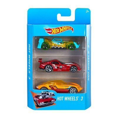 Mattel K5904 Hot Wheels Üçlü Araba Seti*12