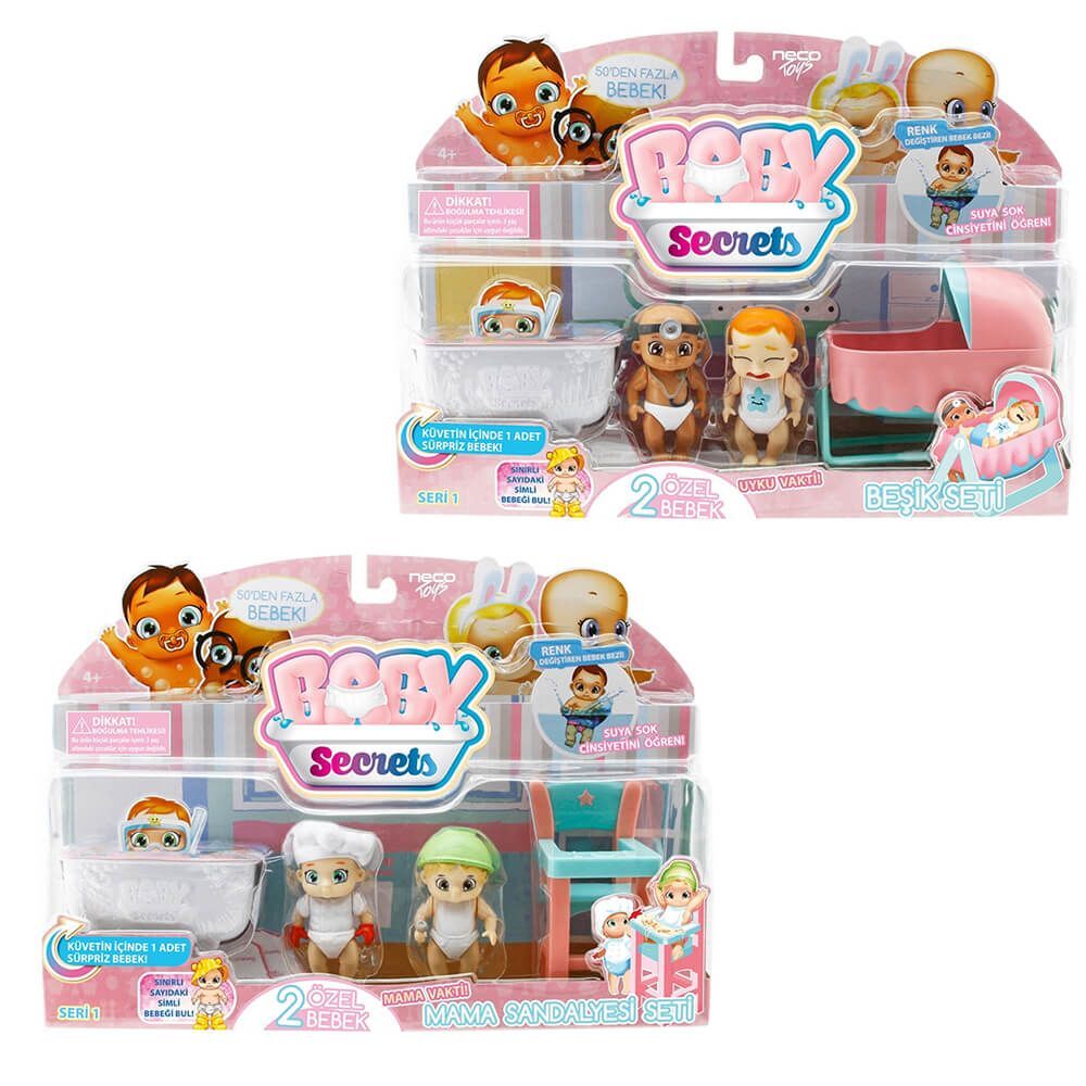 Neco Baby-77583 Baby Secrets Sürpriz Figür Ve Oyun Seti Asorti Seri 2