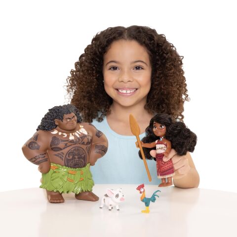 Neco Jkp-237556 Disney Moana-15Cm Maui & Moana Ve Arkadaşları Set