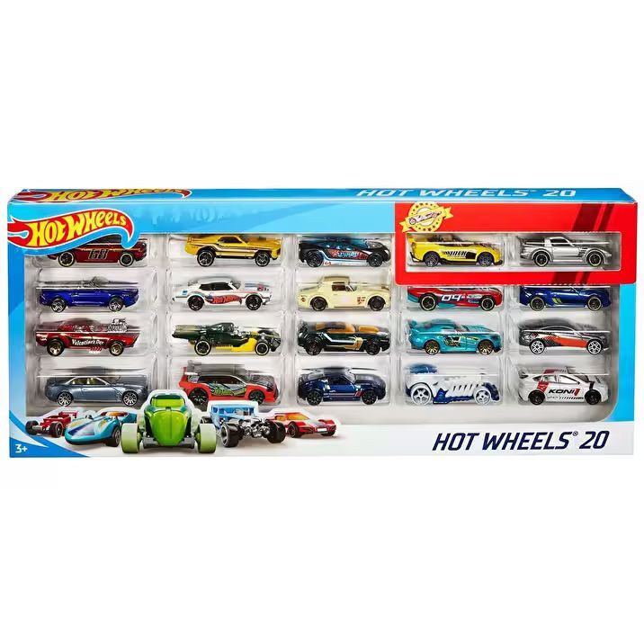 Mattel H7045 Hot Wheels Yirmili Araba Seti*6
