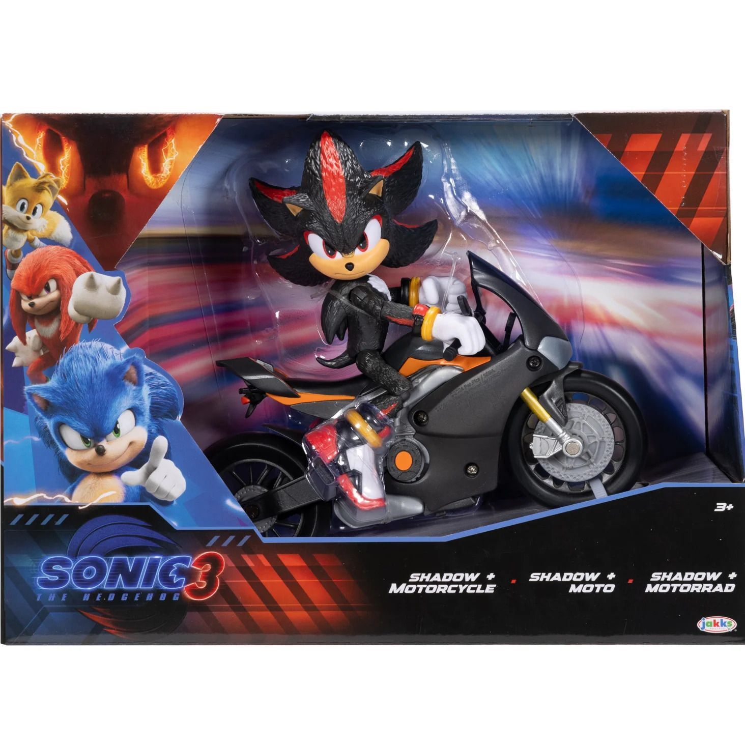 Neco Jkp-424064 Sonic 3 Aksiyon Figür Ve Motorsiklet