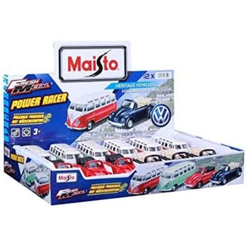 Neco  May-24001 Fresh Metal Power Racer Araçlar Asorti Display 12