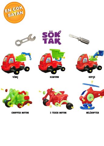 Birlik Urt014-003 3D Matkap Seti Söktak Araçlar