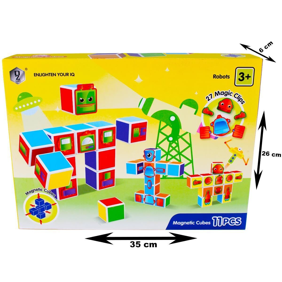 Kzl-Hd356A Manyetik 11Pcs Zeka Küpü *36