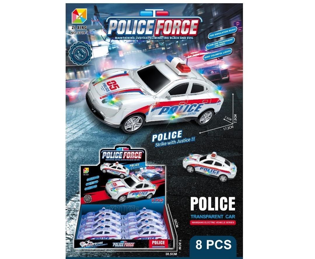 Canali İ-3319-1 Pilli Çarp Dön Polis Araba