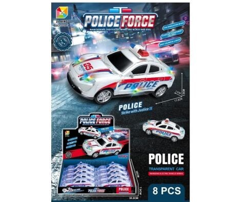 Canali İ-3319-1 Pilli Çarp Dön Polis Araba