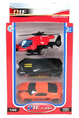 Kzl-Hy123 Kutulu 3'Lü Araçlar *144