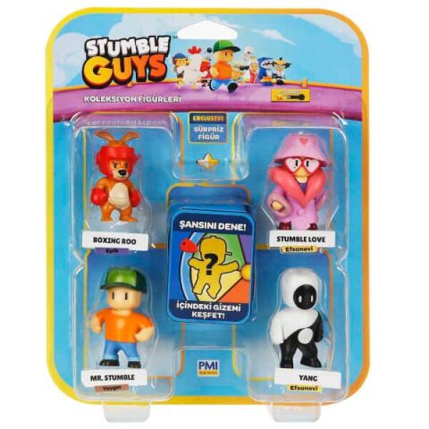 Neco Pmı-Sg2240 Stumble Guys 5 Li Figür Set Asorti