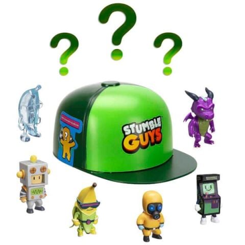 Neco Pmı-Sg3007 Stumble Guys Tekli Aksiyon Sürpriz Figür Şapka 12 Li Display