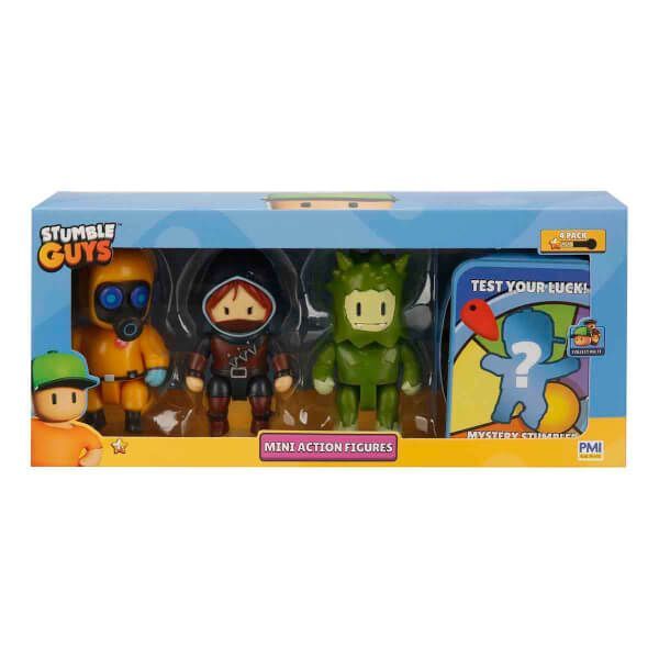 Neco Pmı-Sg3204 Stumble Guys 4 Lü Aksiyon Figür Set Asorti