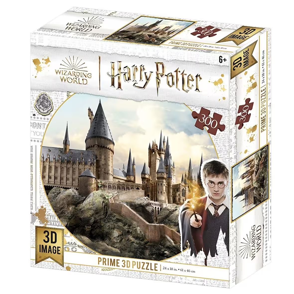 Neco Prm-32717 Prime 3D-Harry Potter Hogwarts Kalesi-300 Parça Puzzle