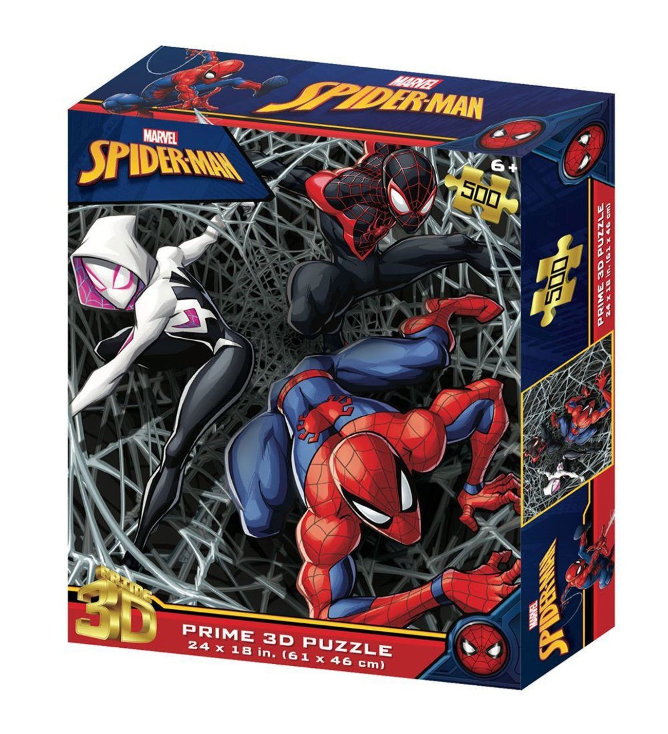 Neco Prm-32803 Prime 3D-Marvel Spiderman-500 Parça Puzzle