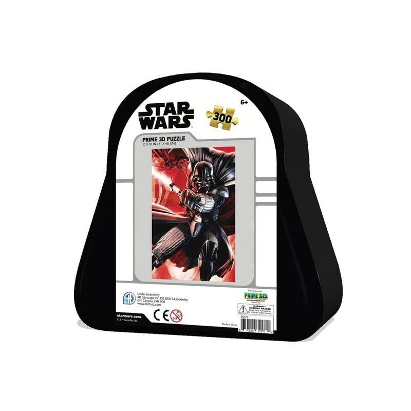Neco Prm-35577 Prime 3D-Lucas Star Wars-Darth Vader 300 Parça Puzzle-Metal Kutu