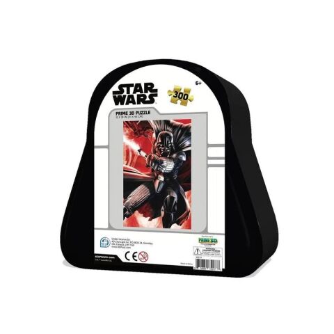Neco Prm-35577 Prime 3D-Lucas Star Wars-Darth Vader 300 Parça Puzzle-Metal Kutu