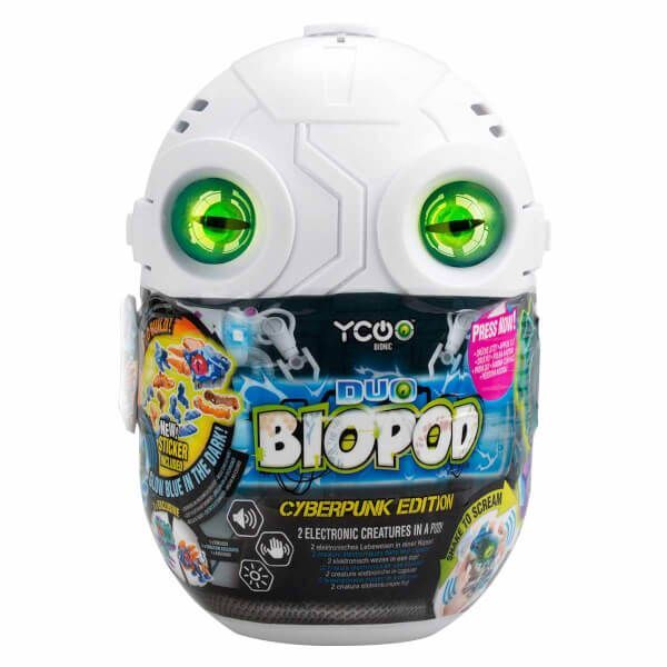 Neco Sıl-88112 Biopod Cyberpunk İkili Dinazor Robot 8 Li Display-Asorti
