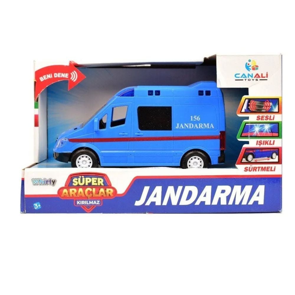 Canali Cnl-9999-2 Işıklı Sesli Pilli Jandarma Ekip Arabası