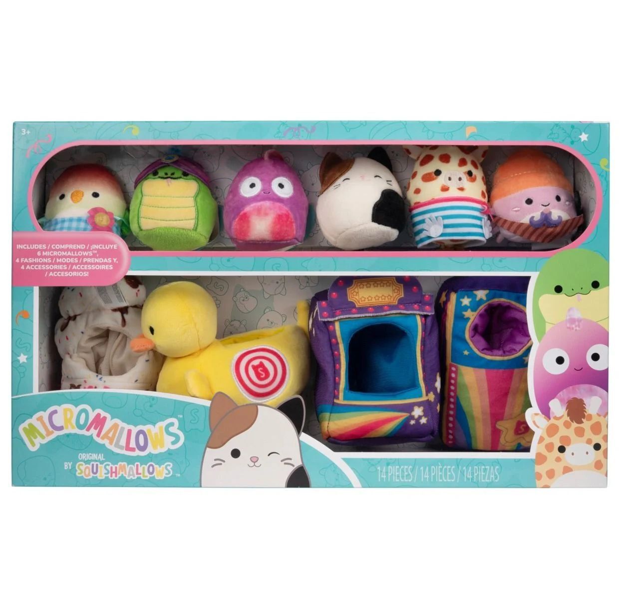 Neco Neco-Sq-Mm0020 Micromallows 6 Figür+4 Aksesuar + 4 Giysi Seti Asorti