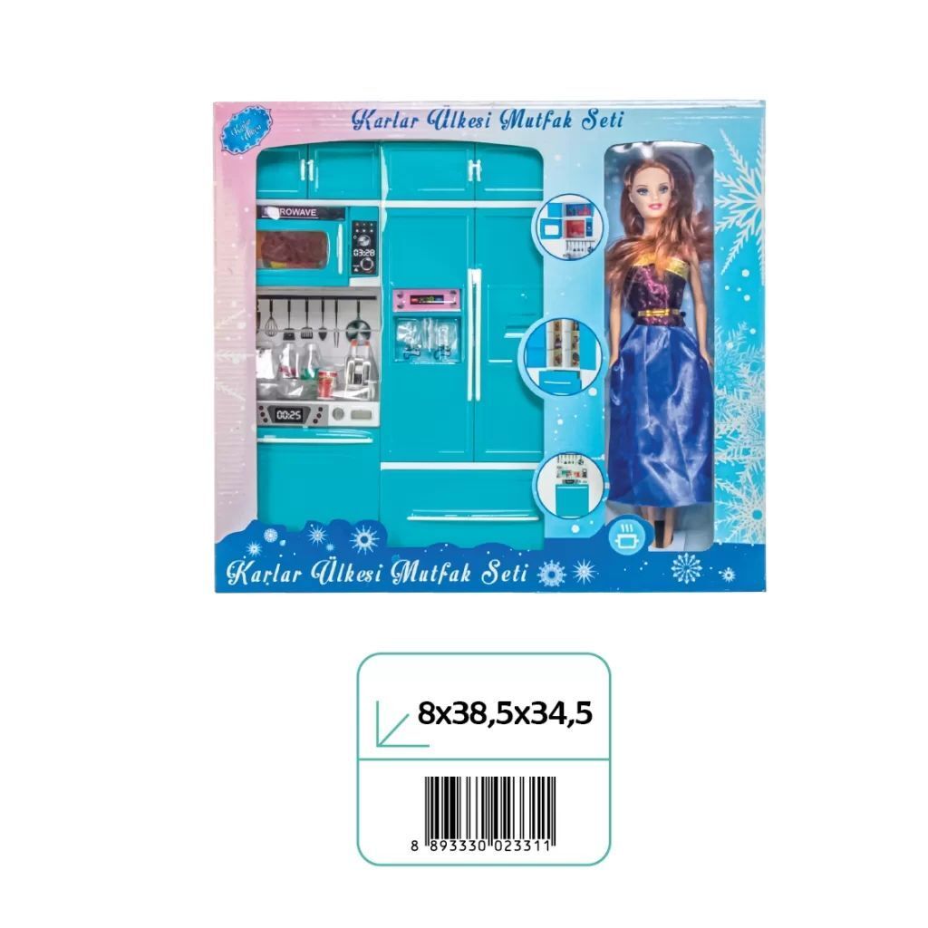 Oydaş 02331 Karlar Ulkesı 2Lı Dolap Bulasık Bebekl
