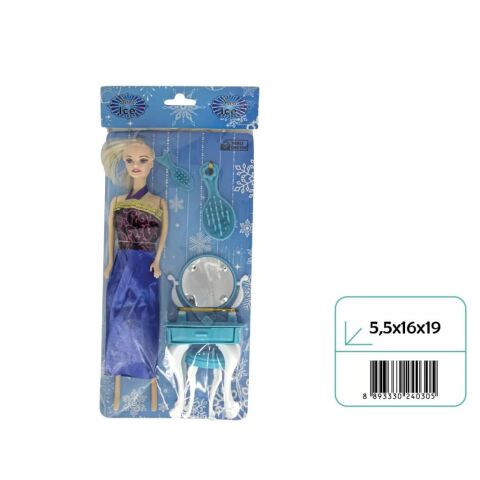 Oydaş 02403 Kart Snow Ice Makyaj Masalı Bebek*144*