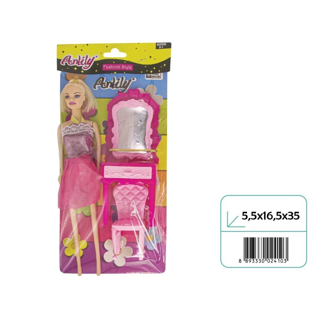 Oydaş 02410 Anlıly Posette Bebeklı Makyaj Masası*1