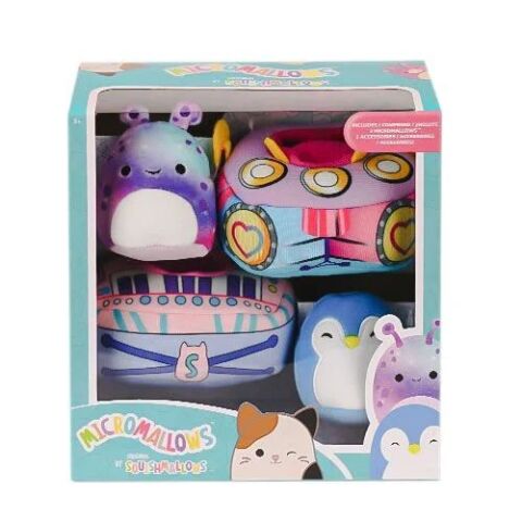 Neco Neco-Sq-Mm0013 Micromallows 2 Figür + 2 Aksesuar Set Asorti