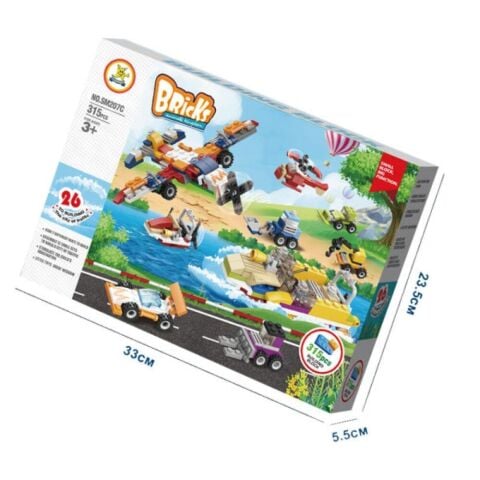 Kzl-Sm207C Lego Is Makınaları 315 Parça - 36