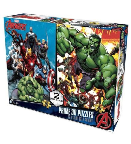 Neco Prm-10227 Prime 3D-Marvel Avengers 200 Prç İkili Puzzle