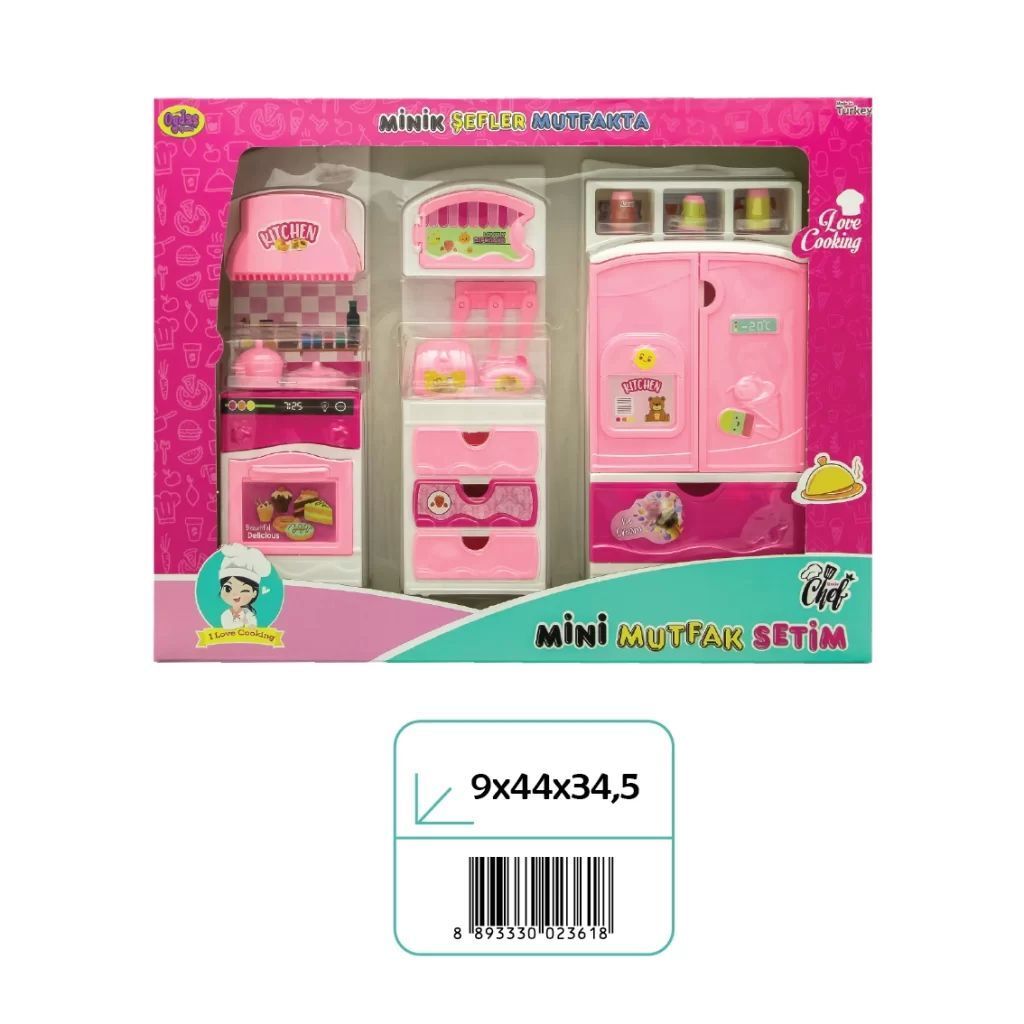 Oydaş 02361 Minik Şefler 3'Lü Dolap Seti