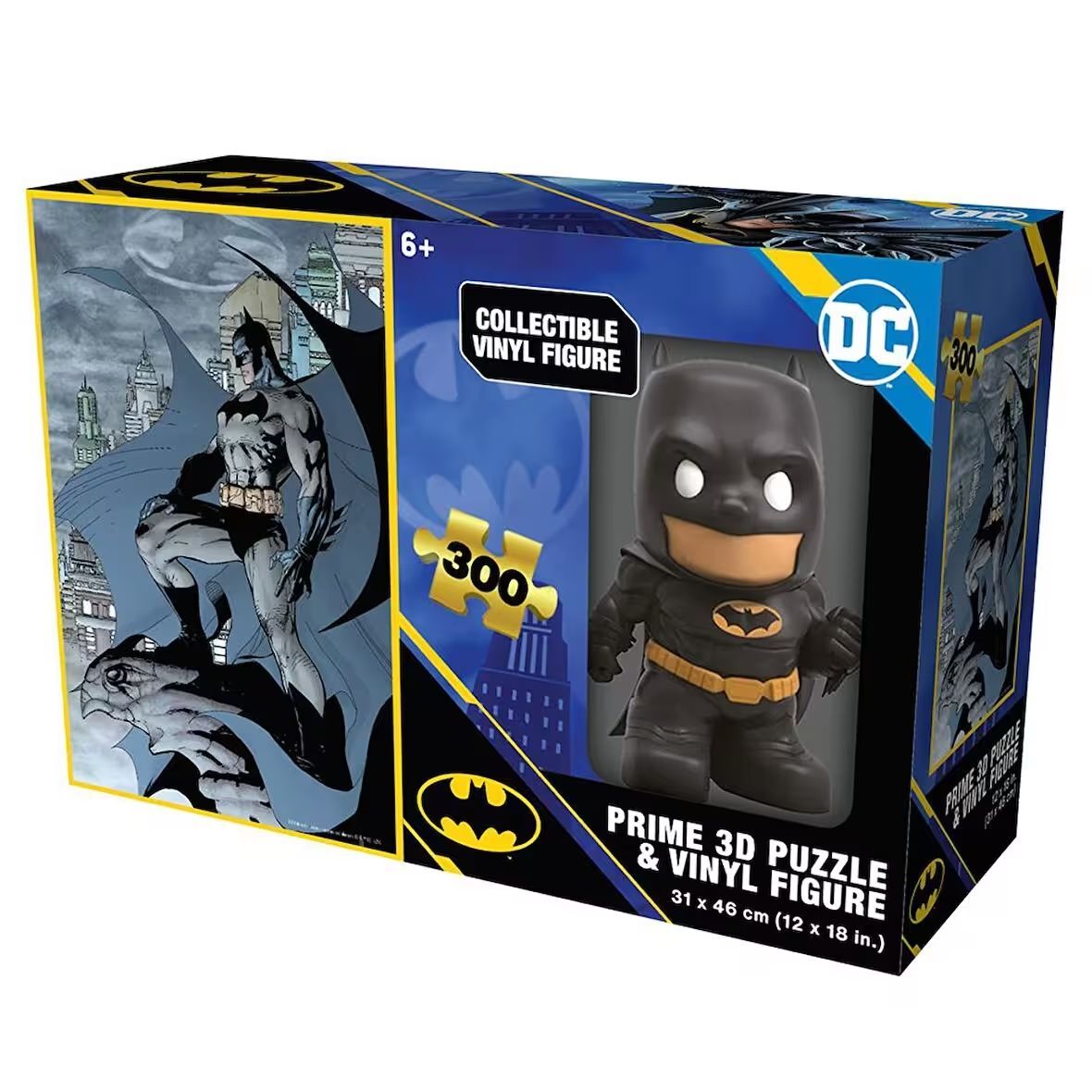 Neco Prm-35806 Prime 3D-Batman Figür Ve 300 Parça Puzzle