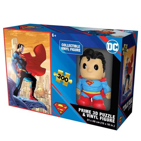 Neco Prm-35807 Prime 3D-Superman Figür Ve 300 Parça Puzzle