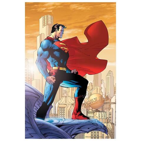 Neco Prm-35807 Prime 3D-Superman Figür Ve 300 Parça Puzzle