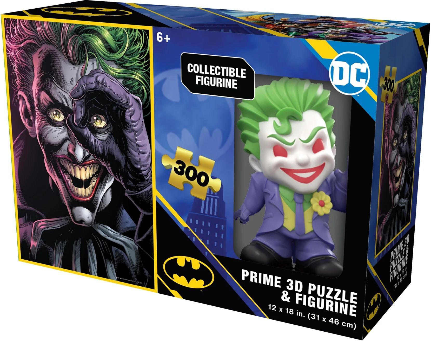 Neco Prm-35808 Prime 3D-Batman Joker Figür Ve 300 Parça Puzzle