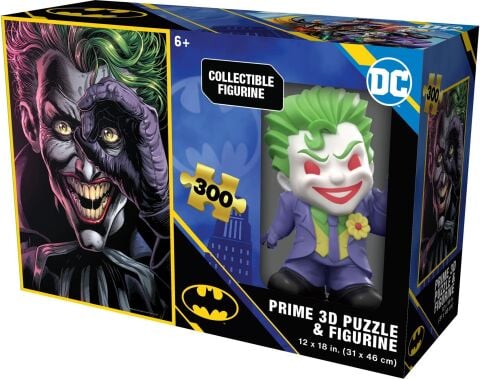 Neco Prm-35808 Prime 3D-Batman Joker Figür Ve 300 Parça Puzzle