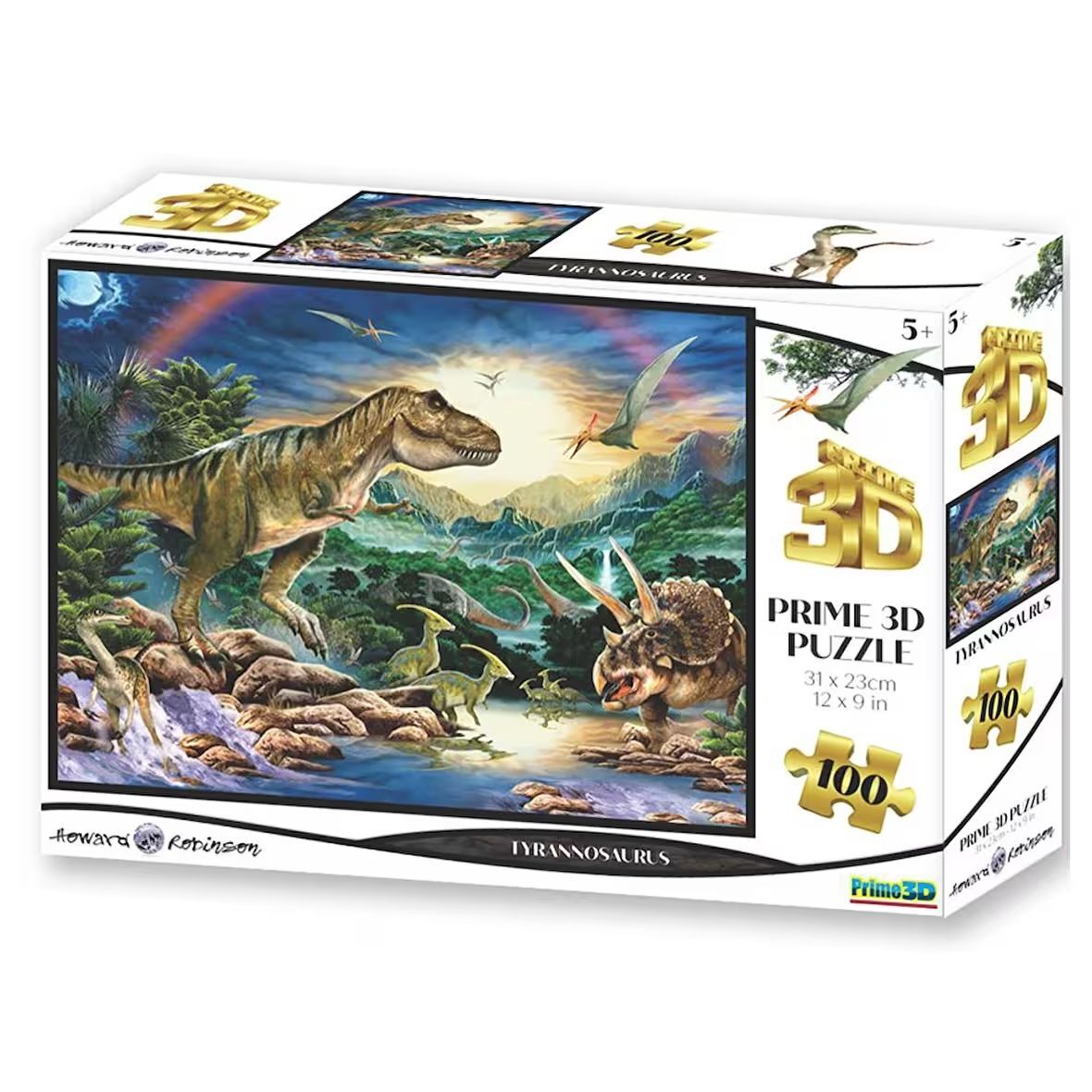 Neco Prm-10526 Prime 3D-Tyrannosaurus-100 Parça Puzzle