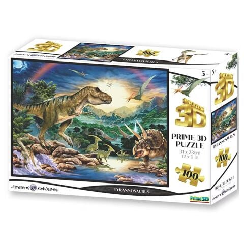 Neco Prm-10526 Prime 3D-Tyrannosaurus-100 Parça Puzzle