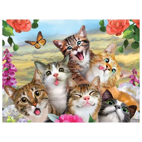 Neco Prm-10553 Prime 3D-Kediler Selfie-48 Parça Puzzle