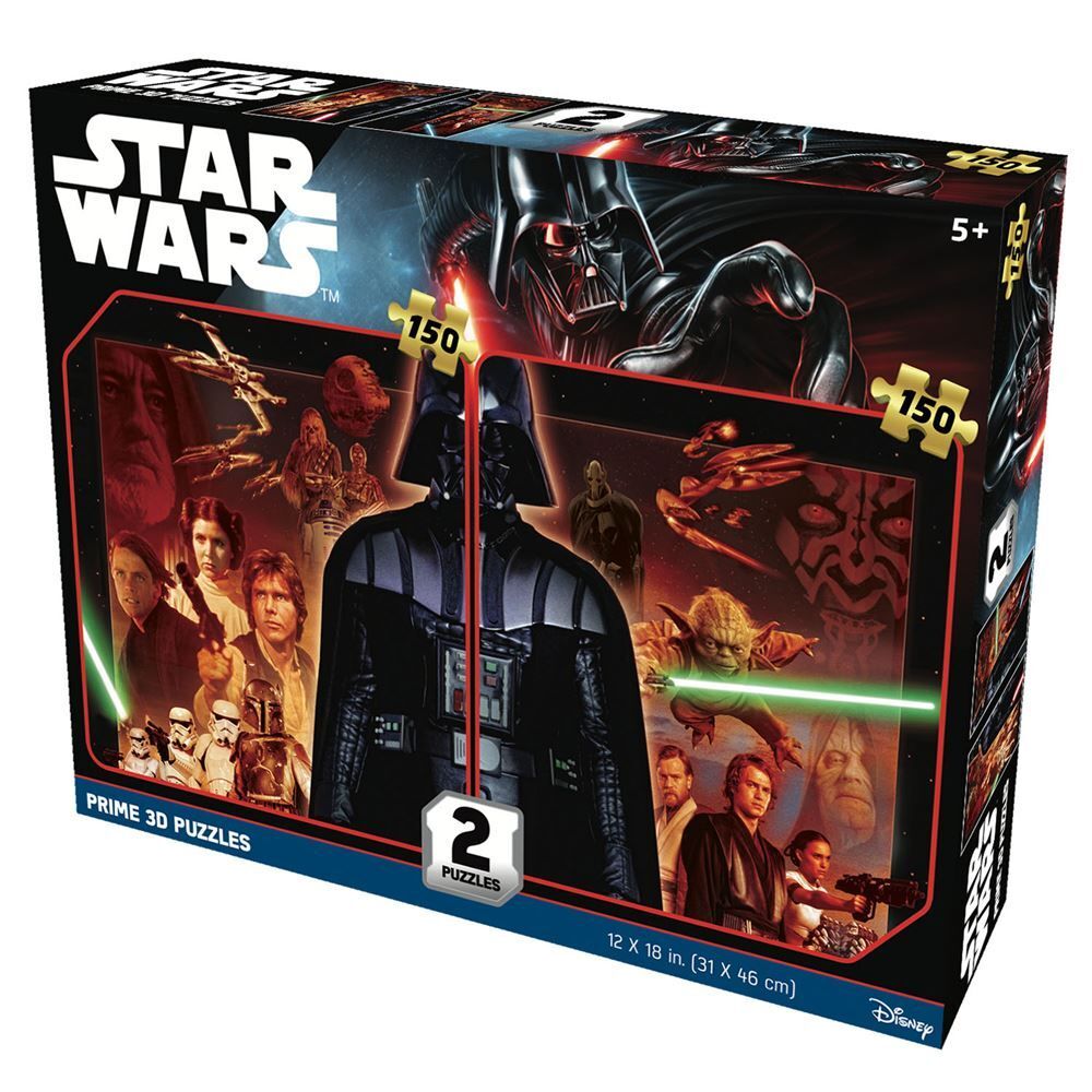 Neco Prm-10255 Prime 3D Lucas Star Wars Classic-150 Parça İkili Puzzlle