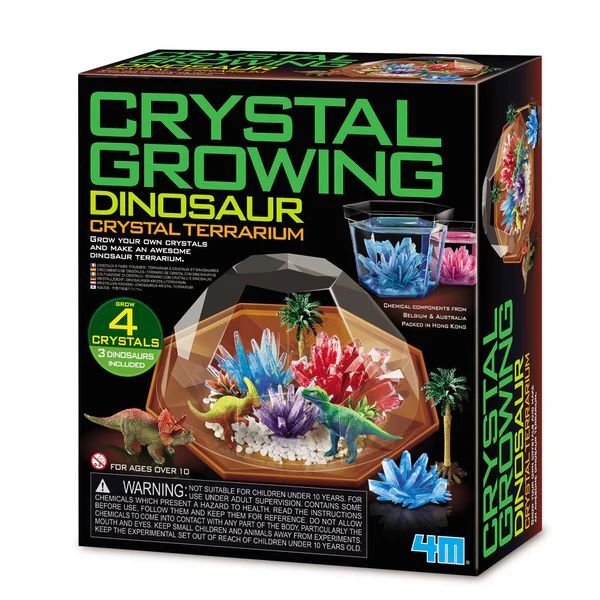 Neco 4M03926 Sihirli Büyüyen Kristal Dinozor Teraryum Seti