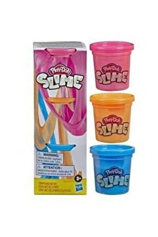 Hasbro E8789 Play-Doh Slıme 3'Lü Hamur*4